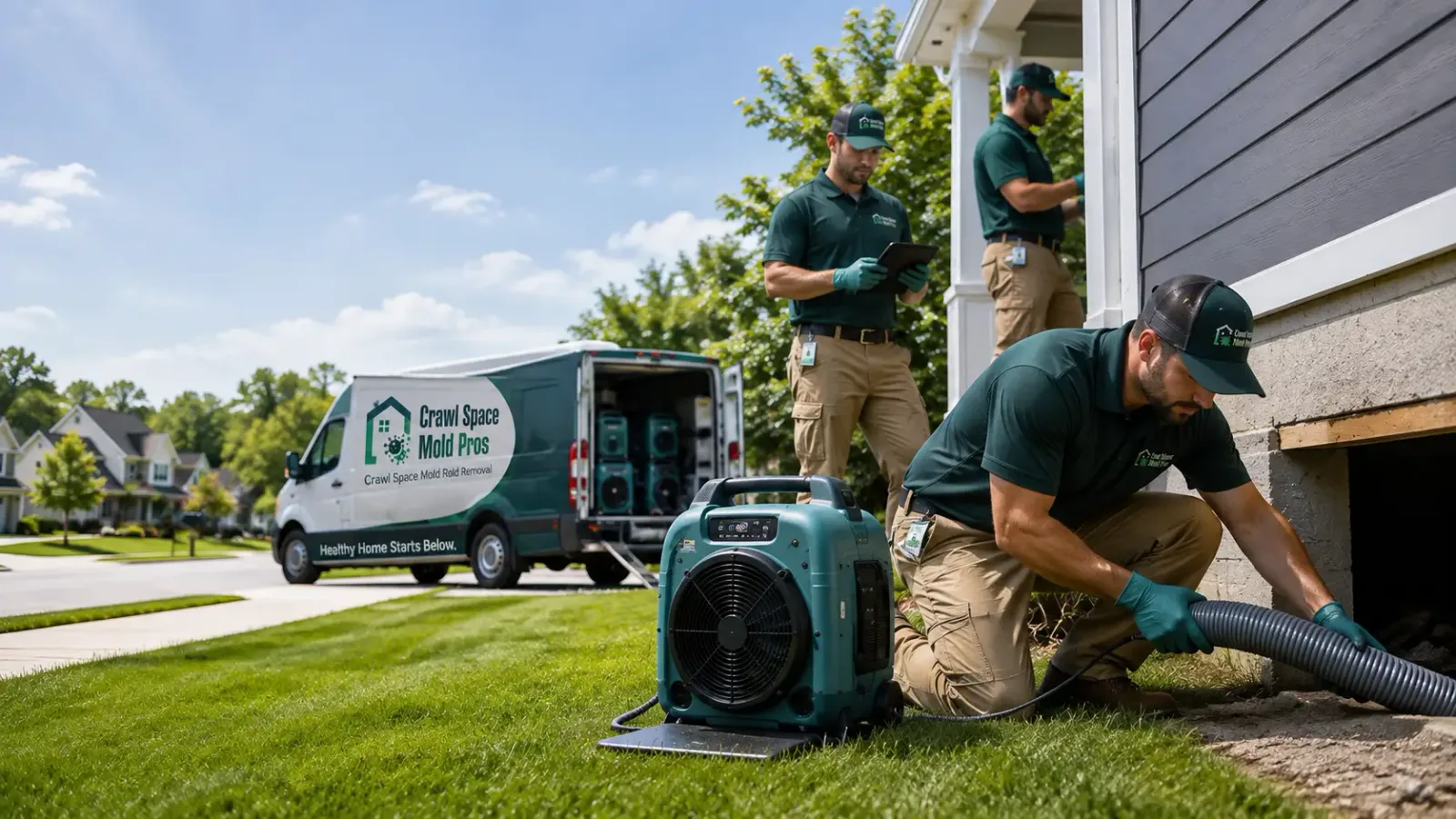Crawl Space Mold Removal in Seymour, IL